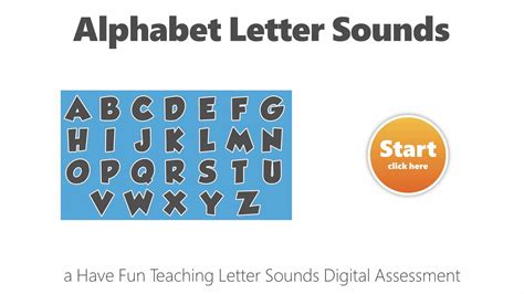 Alphabet Letter Sounds Uppercase Digital Assessment • Have Fun Teaching