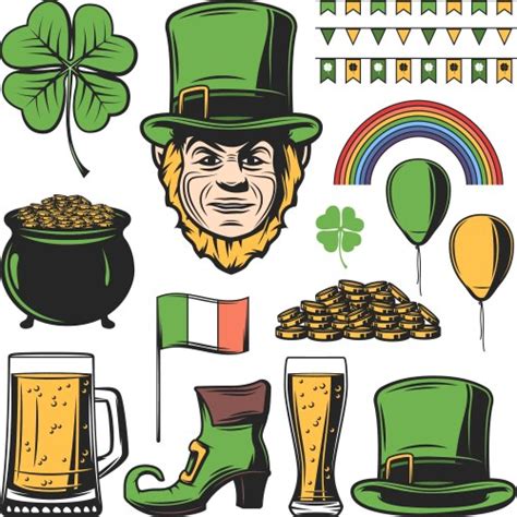 Cartoon St Patrick Day Poster Royalty Free Vector Image