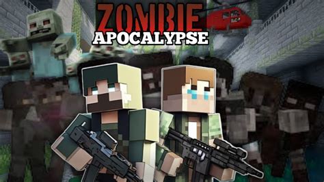 The Zombie Apocalypse Chapter In Minecraft Zombie Apocalypse Youtube