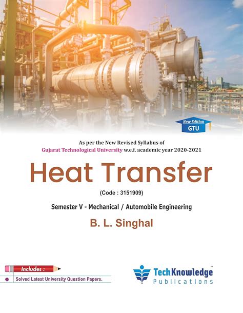 Buy Heat Transfer For GTU B E Mechanical Automobile Engineering Sem