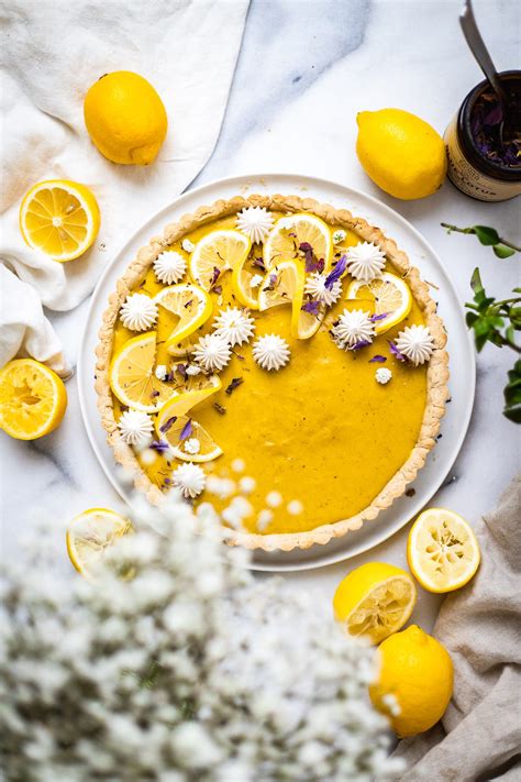 Easy Vegan Lemon Tart Recipe Gluten Free Healthy The Banana Diaries