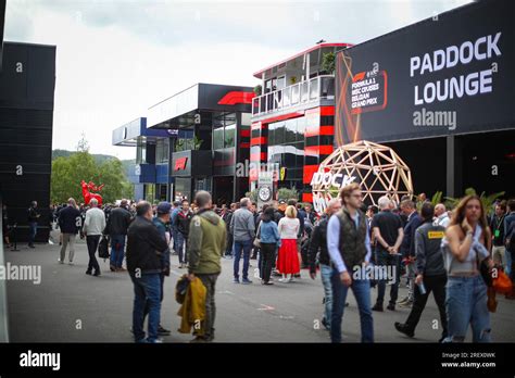 Spa-Francorchamps, Belgium. 30th July 2023. General Paddock view during ...