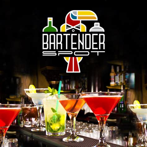 Business logo design for bartending. Дизайн логотипа :: Behance