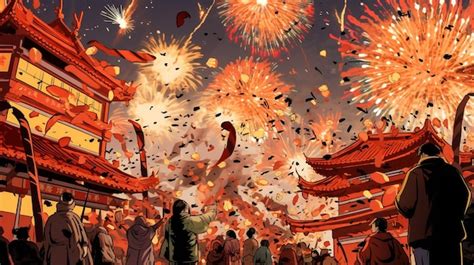 Premium Ai Image Spring Festival Koi Festival Illustration