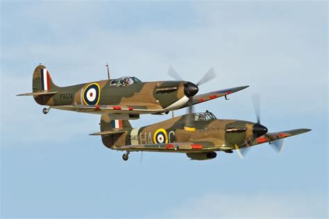 Supermarine Spitfire Ia and Hawker Hurricane XIIa - 6 | Supermarine ...