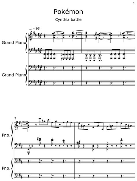 Pokémon Sheet Music For Piano