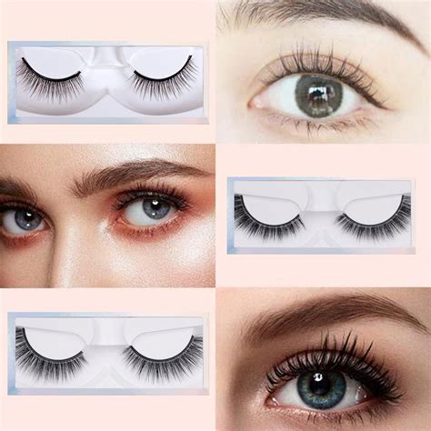 Travelwant Pairs Reusable Self Adhesive Eyelashes No Glue Or Eyeliner