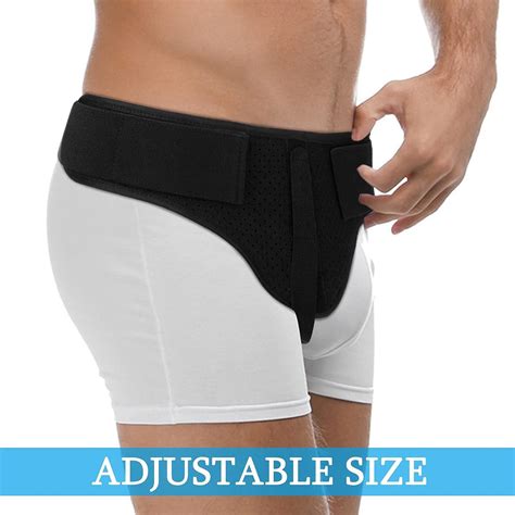 Hernia Belt for Men - Groin Brace for Left or Right Side Inguinal ...