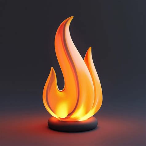 3D Flame Icon Fire and Energy Logo Illustration | Premium AI-generated ...