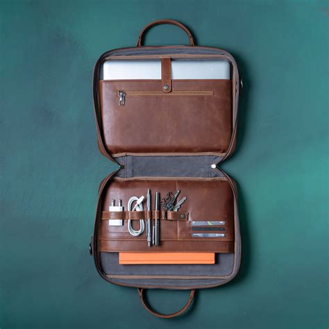 Leather Briefcase, Leather Laptop Bag, Custom Laptop Bag, Lawyer Gift ...