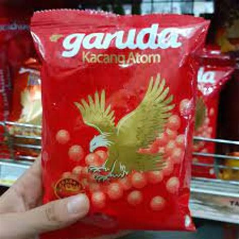 Garuda Kacang Atom Pedas Spicy Coated Peanuts 3 52 Oz Etsy