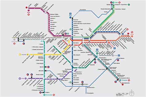 Veja O Mapa De Estações Do Metrô E Cptm Metrô Cptm