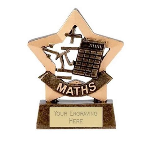 Math Award Trophy