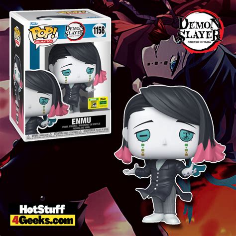 Muichiro Tokito And Enmu Demon Slayer Funko Pop Sdcc Town Green