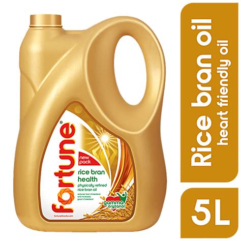 Buy Fortune Refined Oil Rice Bran 5 Ltr Can Online At The Best Price Of