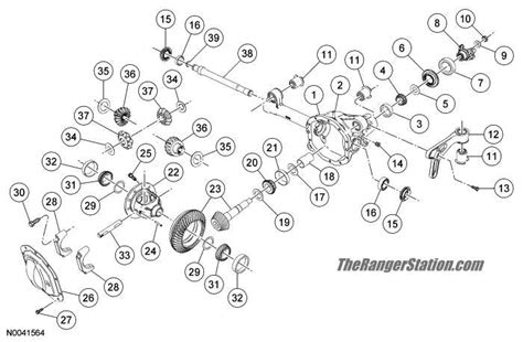 Exploring The Internal Parts Diagram Of Ford Explorer Rear Differential