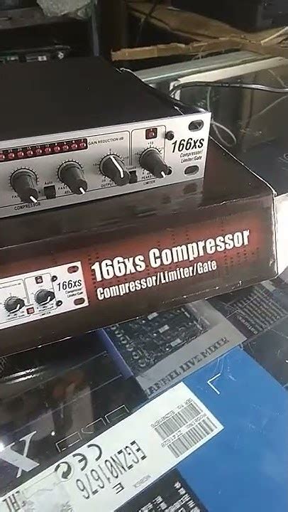 Compressorlimitergate Dbx 166xs Youtube