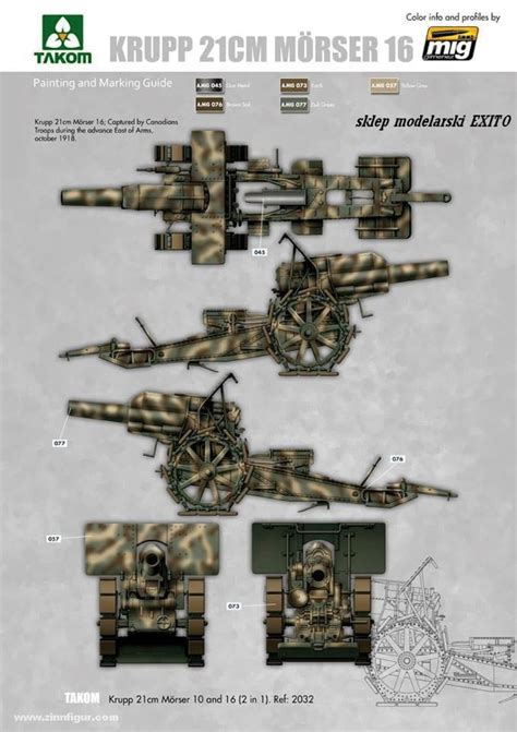 Takom Krupp Cm Morser German Wwi Wwii Sklep