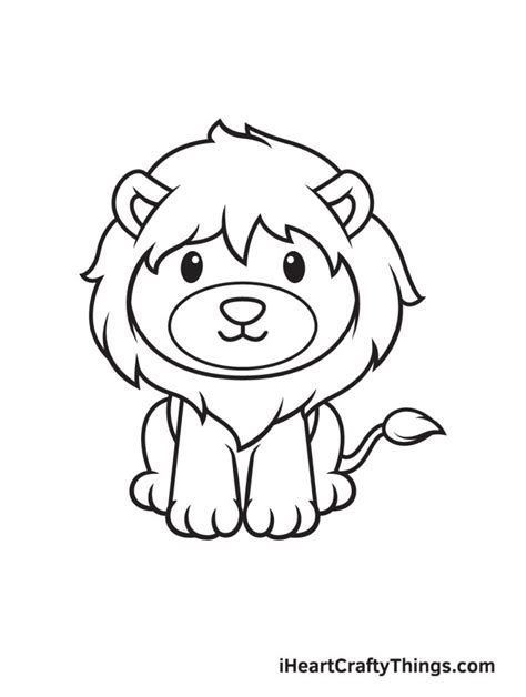 25 Easy Lion Drawing Ideas How To Draw A Lion