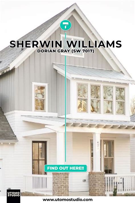 Sherwin Williams Dorian Gray Color Palette Best Gray Exterior Paint