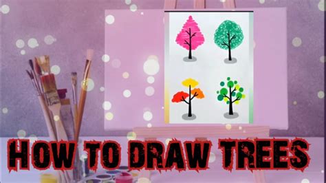 How To Draw Trees Complete Guide Easy Drawing Youtube