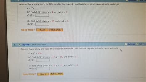 How To Find Dx Dt