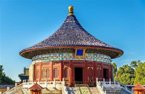 La bóveda imperial del cielo en el templo del cielo en beijing china