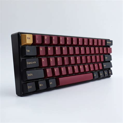 Keycaps 169 Keys Red Samurai Keycaps Doubleshot Ninja PBT Keycap Set