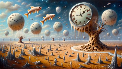 oil painting   surreal landscape  vast desert