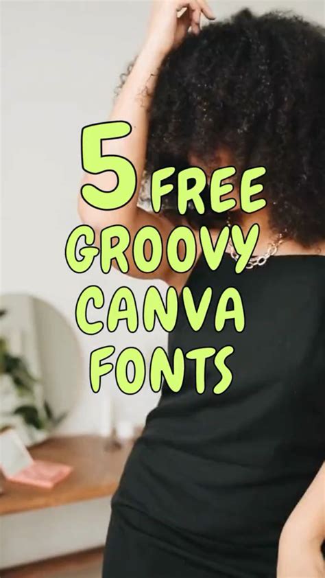 Free Groovy Canva Fonts, Free Fonts, Retro Fonts, Vintage Fonts