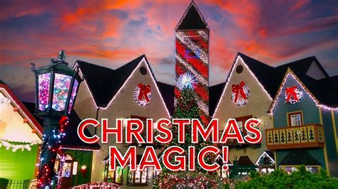 Christmas Magic At The Incredible Place In Pigeon Forge Tn Youtube