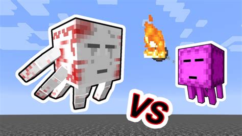 Shulker Ghast Vs Ur Ghast In Minecraft Youtube