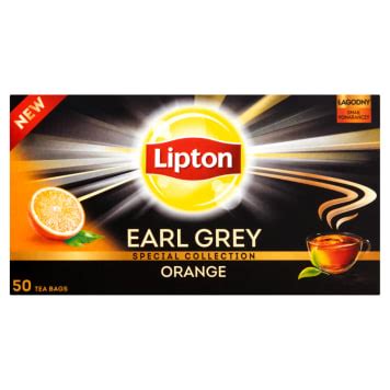 Lipton Earl Grey Herbata Czarna Orange Torebek G Frisco Pl