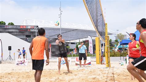 Beach Volleyball Court Booking Singapore Sports Hub