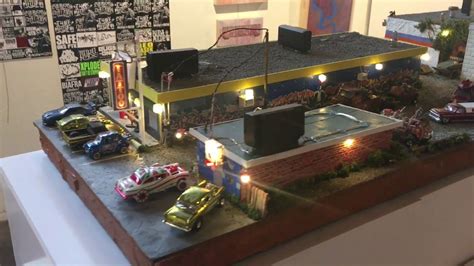 Custom Scale Hot Wheels Diorama By Robby Bob E Diorama Diorama Hot Wheels