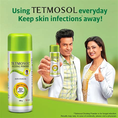 Tetmosol Anti Fungal Dusting Powder For Daily Use Fights Skin