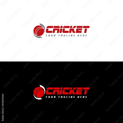 Cricket logo design illustration Stock Vector | Adobe Stock