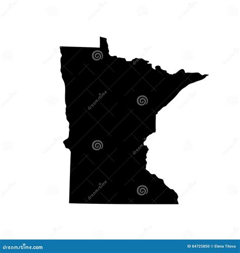 Minnesota State Map USA Set Of Minnesota Maps With Outline Border