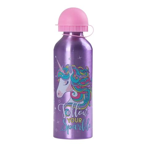 Alu Flowy, aluminijmska flašica, Unicorn, 500ml - Kengur