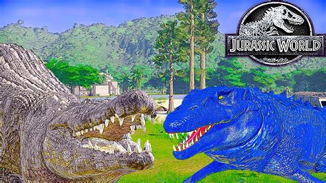 Deinosuchus Vs Mosasaurus At Jurassic World Evolution Deinosuchus Mod Mosasaurus Mod Youtube