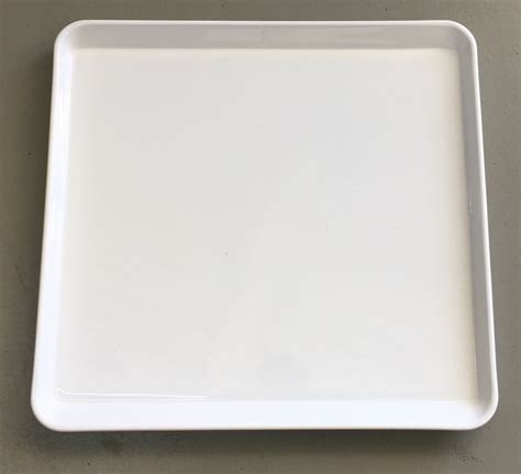 Recycled Microwave / Convection Oven White Ceramic Plate / Tray 15 1/4 ...