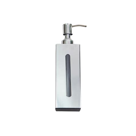 Stainless Steel Manual Veer Soap Dispenser Square For Hotel At Rs