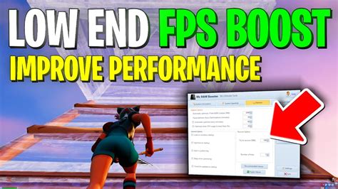 Insane Low End Pc Fps Boost For Fortnite Chapter 4 ️ Fix Fps Drops Youtube