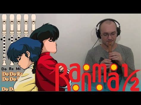 Ranma Flauta Dulce Con Notas Anime Manga Tutorial Blockflute Cover