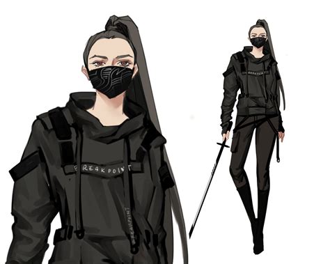 Cyberpunk Character Concept Art