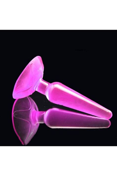 Lolita Shop Yumuşak Jel Dokuda Vantuzlu Anal Vajinal Açıcı Genişletici Alıştırıcı Anal Plug Ve