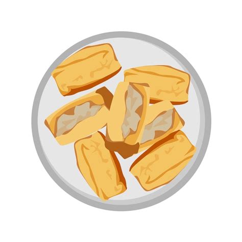 Premium Vector Indonesian Meatball Tofu Vector Design