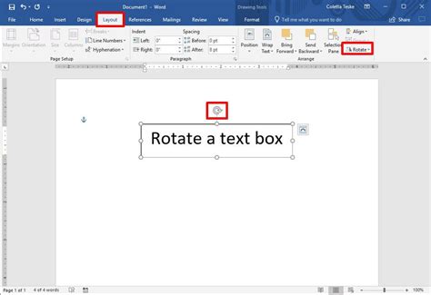 How To Rotate Text In Word