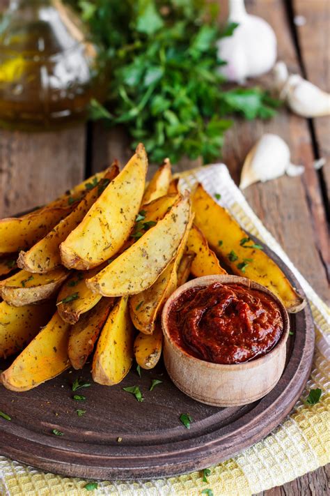 Baked Spicy French Fries - Slenderberry