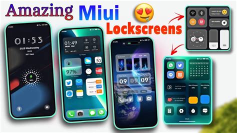 Best Miui Lockscreen SetupThemes 2023 Amazing Charging Animations